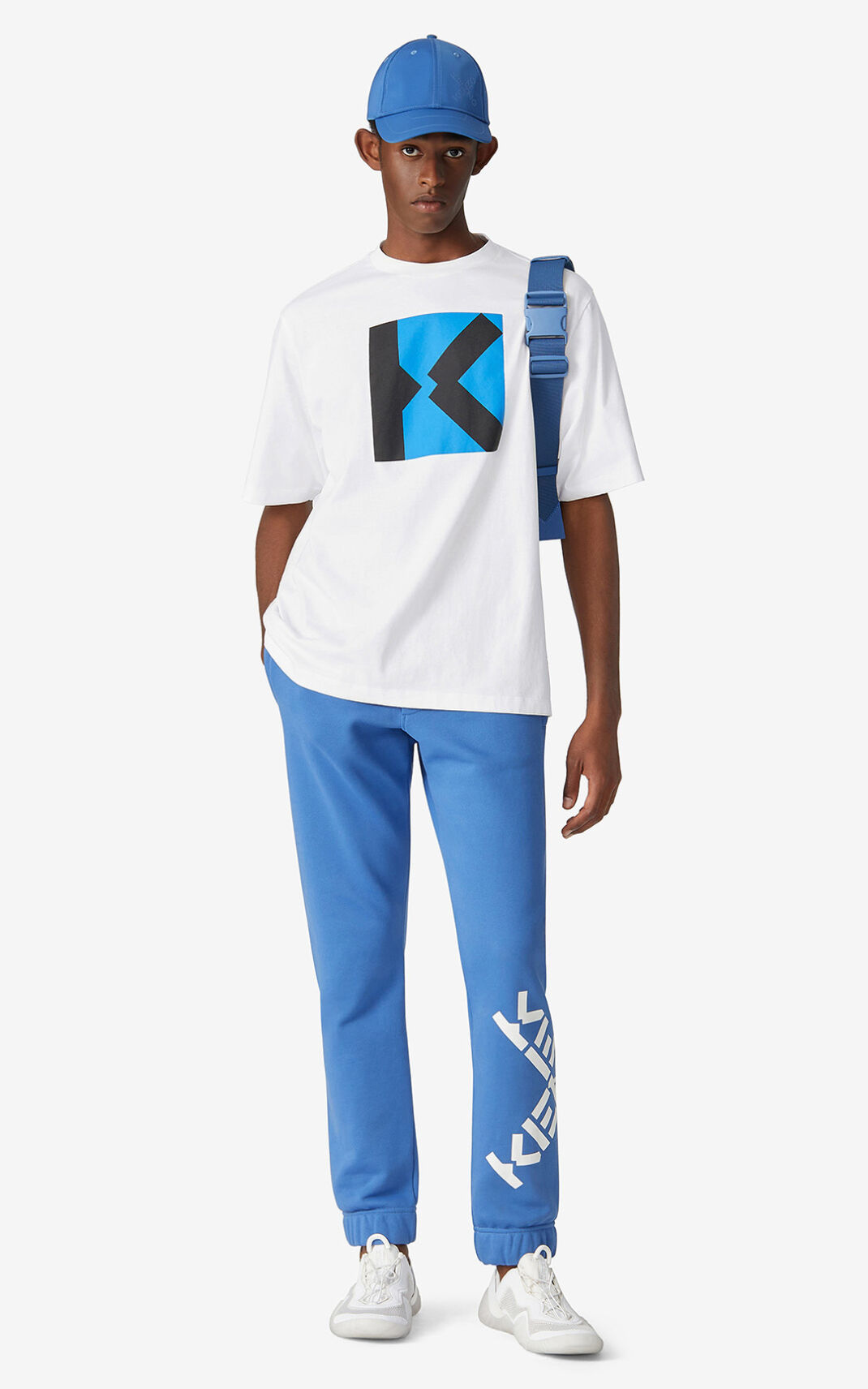 Jogging Kenzo Sport Big X Homme Bleu | YTGU-25084